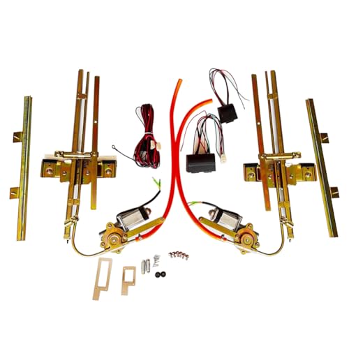 2 Door Flat Glass 12V Power Window Conversion Kit for 1930 Model A Cabriolet