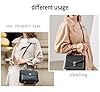 Bandouliere Rechange Réglable en Cuir pour Sac à Main, 80-125cm Femme Sangle de Sac Remplacement mit Boucle Dore, Sangle de Rechange pour Sac à Bandoulière/Crossbody, 2.5cm, 1707(Noir) #3
