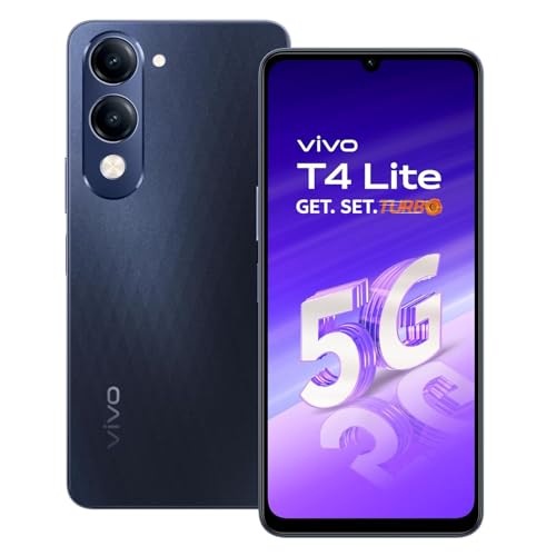 Image of vivo T4 Lite 5G Charger in The Box Prism Blue 64 GB 4 GB RAM