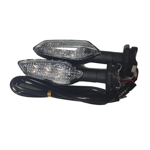 �I�[�g�o�C�̕����w���� Compatible With Kawasaki Z 1000SX NINJA 300 Turn Signal Ligth Rear Indicator Light Flashers(�N���A)