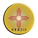 New Mexico State Flag Metal Circular Sign C-130