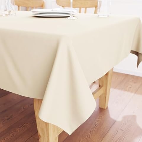 Encasa XO Cotton Canvas Table Cloth 140x304 cm Cover