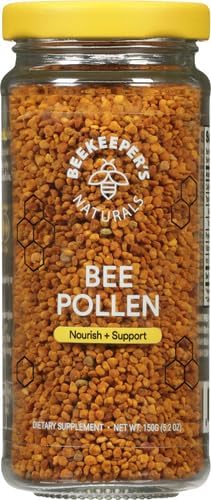 BEEKEEPER'S NATURALS Bee Pollen - 100% Raw Wildflower Bee Pollen, Natural Preserved Enzymes, Source of Vitamin B, Minerals, Amino Acids & Protein - Paleo & Keto Friendly, Gluten Free (5.2 oz) - Image 4