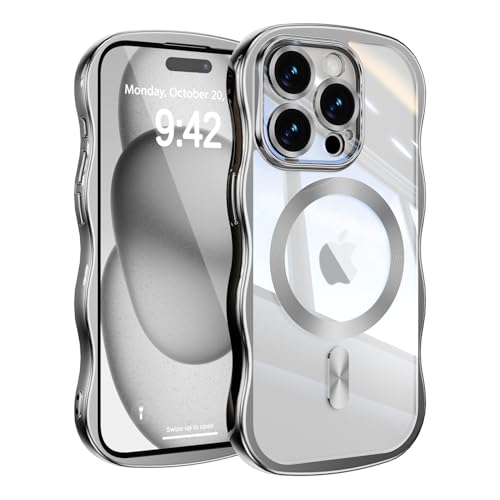UEEBAI Custodia per iPhone 14 Pro, custodia magnetica con cornice