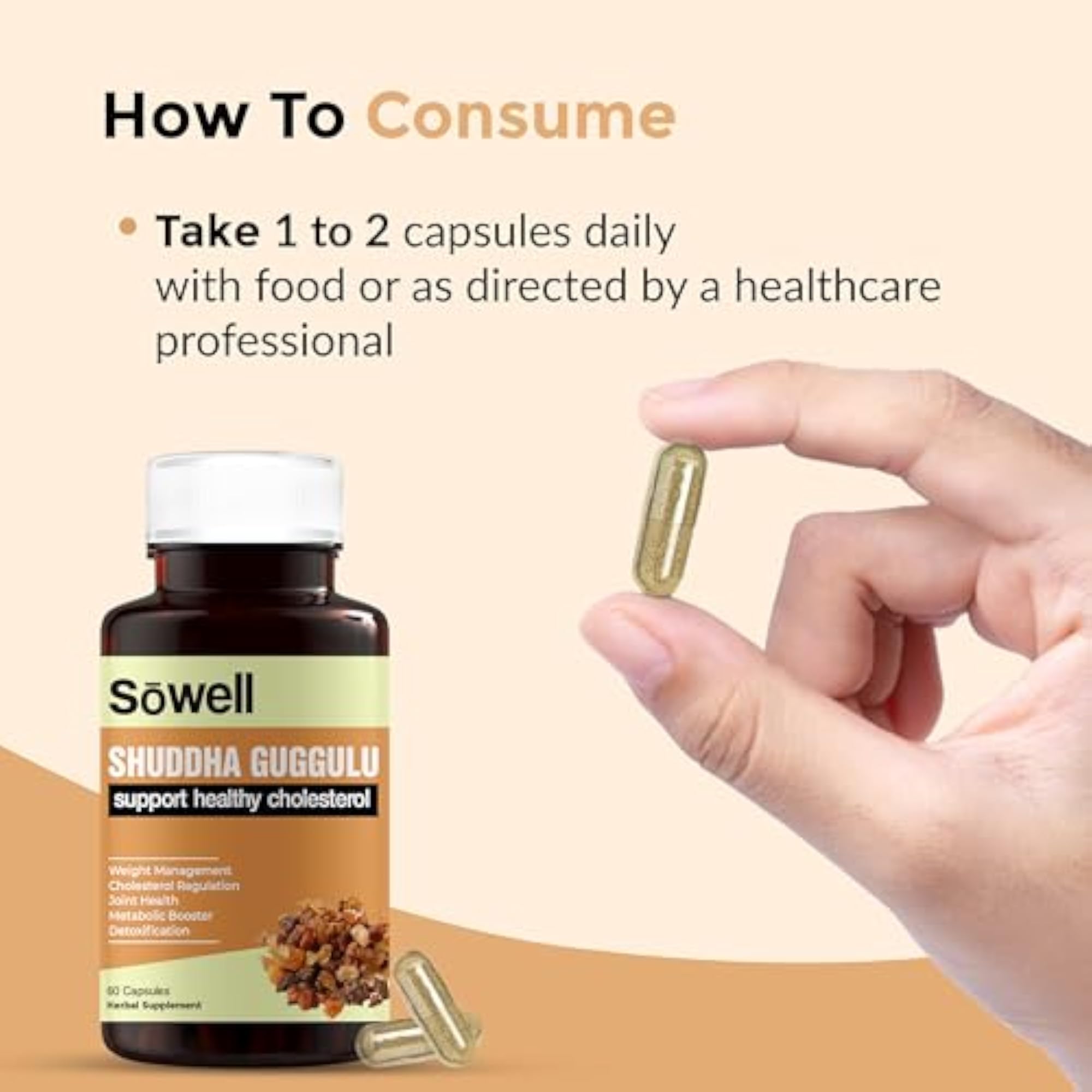 Sowell Shuddha Guggulu Capsules 60 Capsules