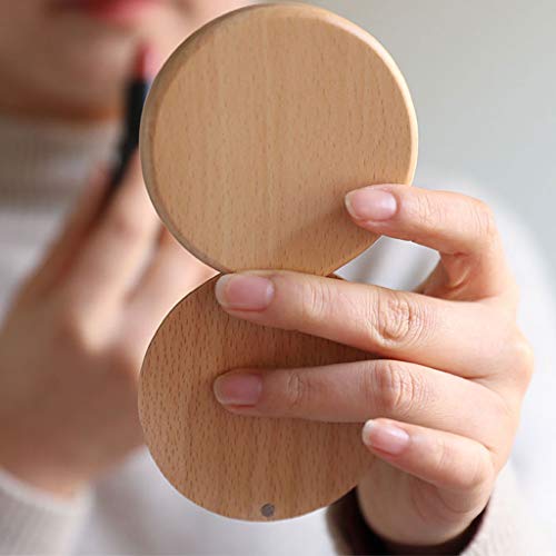 Espejo de Maquillaje Portátil de Madera Maciza SUNESA miniatura 6