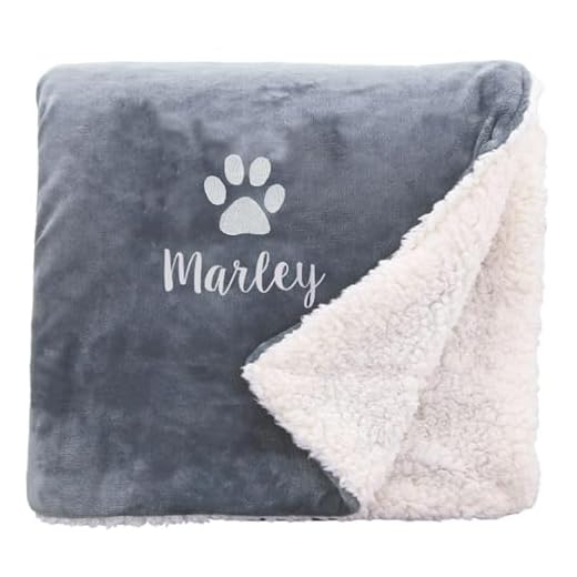 Personalized Sherpa Dog Blanket