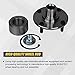 KUSATEC 518510 2PCS Front Wheel Bearing and Hub Assembly Compatible with Ford Focus 2000-2011, 4 Lug Bolts
