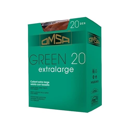 Omsa Medias transparentes Green 20 denier (7, castor), verde, 7