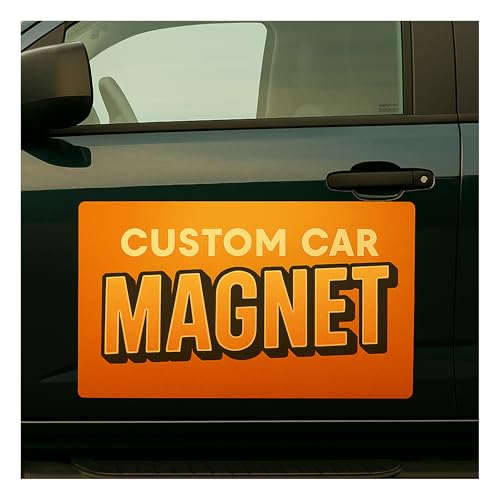 Custom Car Magnets for Business Personalized Vehicle Magnetic Signs for Cars Trucks Vans with Your Full-Color Image & Text