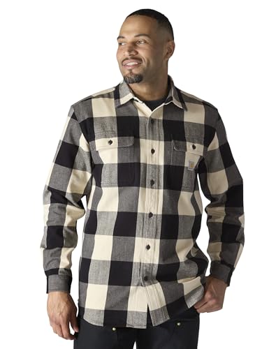 Image of Carhartt Men's Hubbard Loose Ls Plaid Shirt