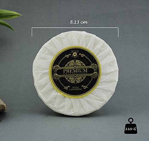Haryali London, Shaving Soap for Men – Traditional Wet Shaving Soap Refill Bar – Creamy Lather Shave Soap – Suitable for All Skin Types – Sandalwood Fragrance 100g - Image 4
