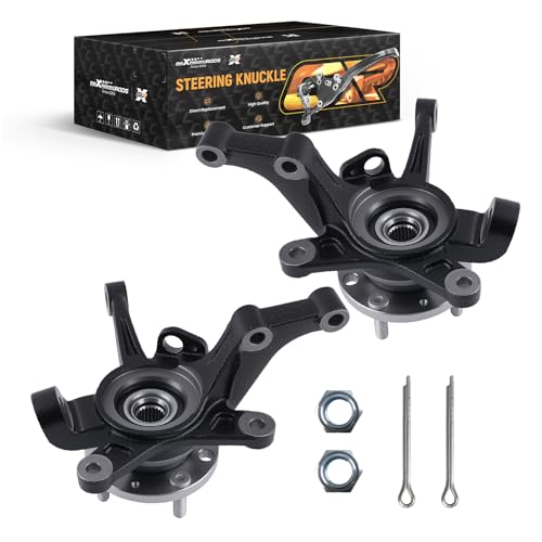maXpeedingrods Steering Knuckle Wheel Bearing Assembly for Chevrolet Aveo 2004-2011, Aveo5 2007-2011, Pontiac G3 2009-2010 L4 1.6L Driver and Passenger Side 96535190 96535191