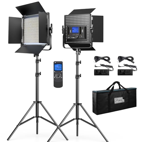 Pixel K80 Bi-Color LED Video Lights (2-Pack)