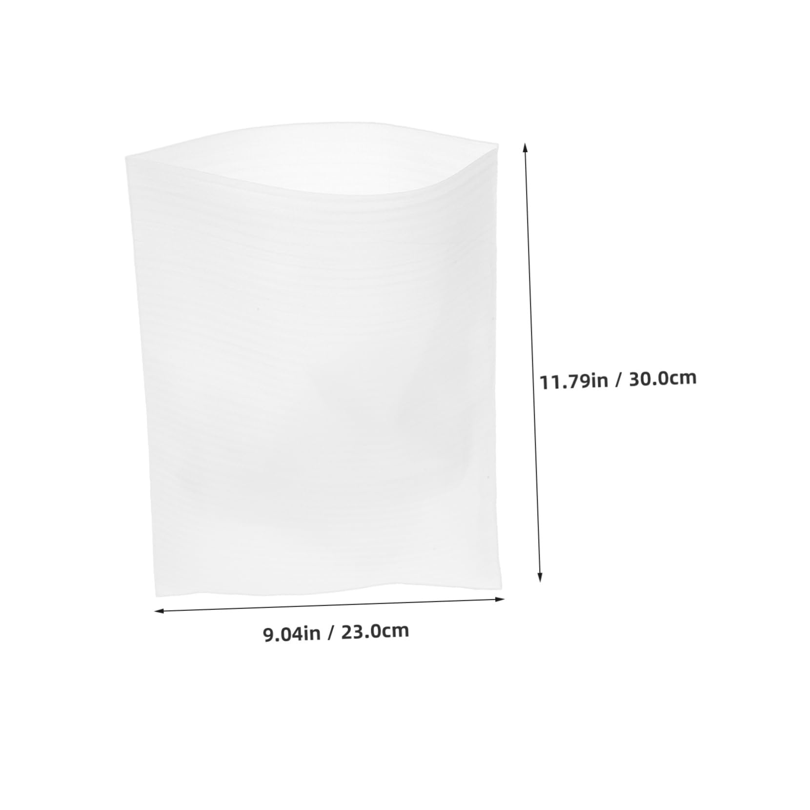 Holibanna 100pcs Cushion Foam Pouches for Glassware Fragile Items Thickened Foam Wraps for Safe Packing Moving Shipping Protective Bags for Dishes Ceramics