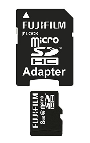 Preisvergleich Produktbild Fujifilm High Performance C10 microSDHC 8GB Speicherkarte mit SD-Adapter