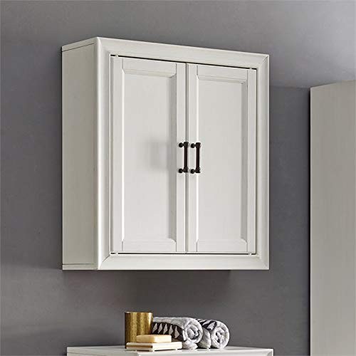 Crosley Furniture Tara Bathroom Wall Cabinet, Vintage White #TOP1
