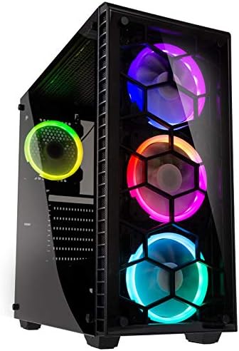 Boitier Grand-Tour ATX Kolink Observatory RGB avec panneaux vitrés (Noir)