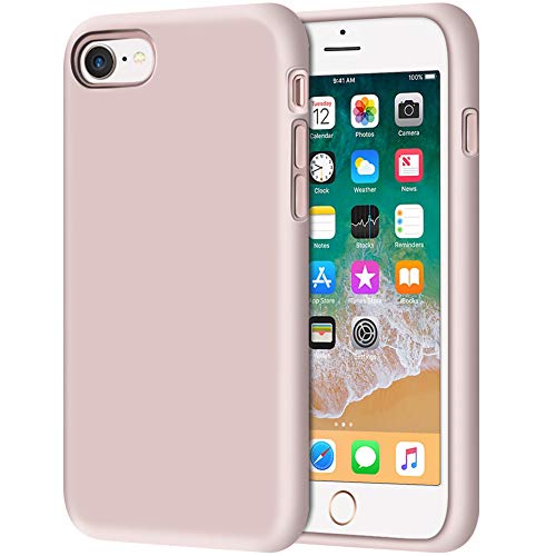 Anuck iPhone SE 2020 Case, iPhone 8 Case, Non-Slip Liquid Silicone Gel Rubber