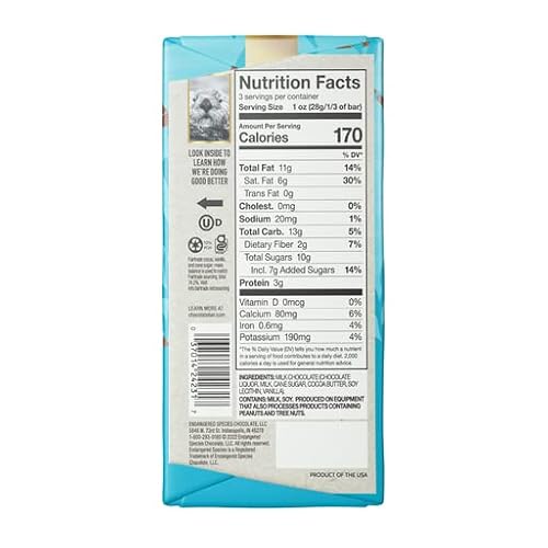 Endangered Species Milk Chocolate Bar (48% Cocoa) #TOP1