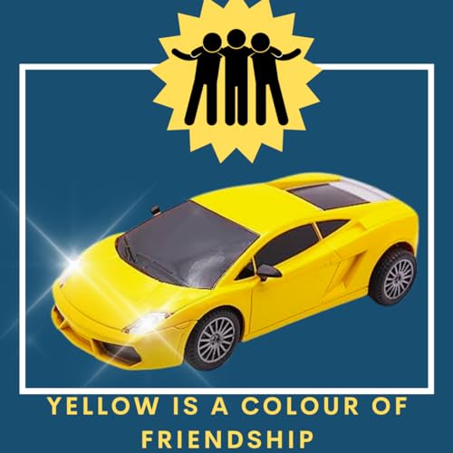 Image of KIDZYMON RC Car High Speed Mini 1:24 Scale USB Rechargeable Remote Control Car for Kids | Racing Car I Yellow Colour