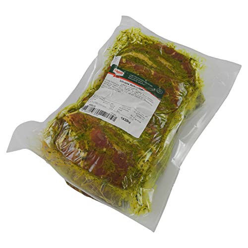 Schweine-Nackensteaks mit Kräuter-Knoblauch-Marinade (10 Stück / 1,6 kg )
