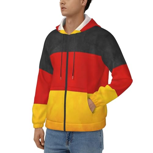 Sweat à capuche drapeau Allemagne homme pull décontracté d'automne et hiver