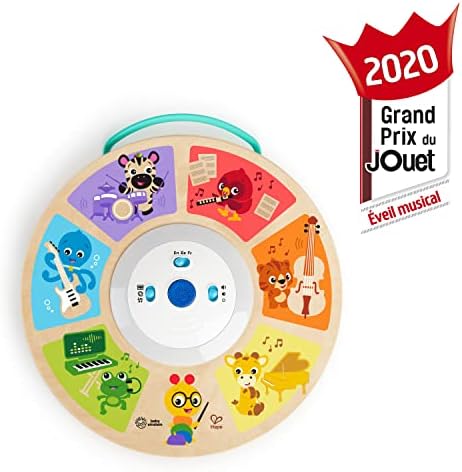 Baby Einstein, Hape, Cal's Smart Sounds Symphony Magic Touch Wooden Electronic Activity Toy 3 Languages (English, French & Spanish), 3 Modes, Ages 6 Months+