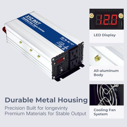 Inversor de corriente 1200 watts 3 Imagen adicional