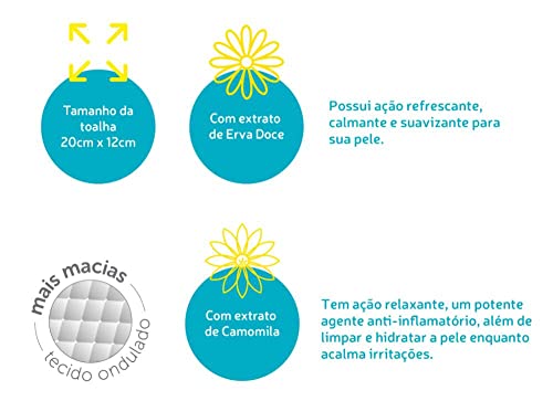 Kit Toalha Umedecida Estrelinhas 98% Água 1200 Unidades