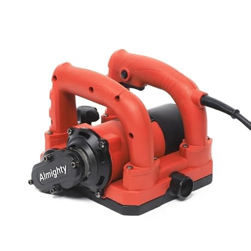 Electric Wall Planning Machine, White Lime Wall Scraper Electric with Carrying Case, Automatic Planer Sander Concrete for Residential Bedrooms Bathrooms Renovation Projects