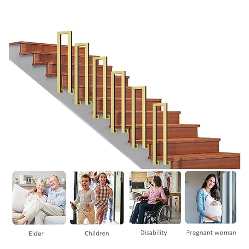 Main courante murale en fer forgé durable pour escalier de villa