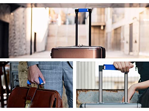 Sp-Out 5 Packs Neoprene Luggage Handle Wraps Protection Cover Soft Trolley Case Grip Cover (Blue) #TOP6