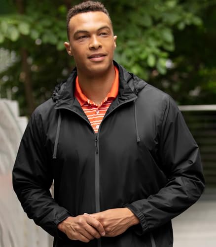 Men's Collegiate Premium Lightweight Packable Hooded Wind Jacket4