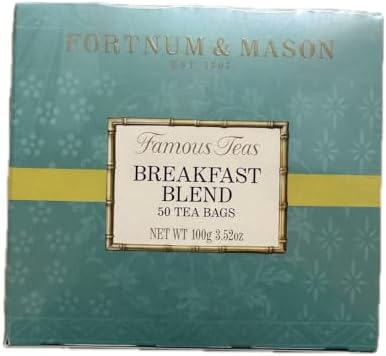 Fortnum and Mason Breakfast Blend 50 Count Tea Bags (1 Pack)