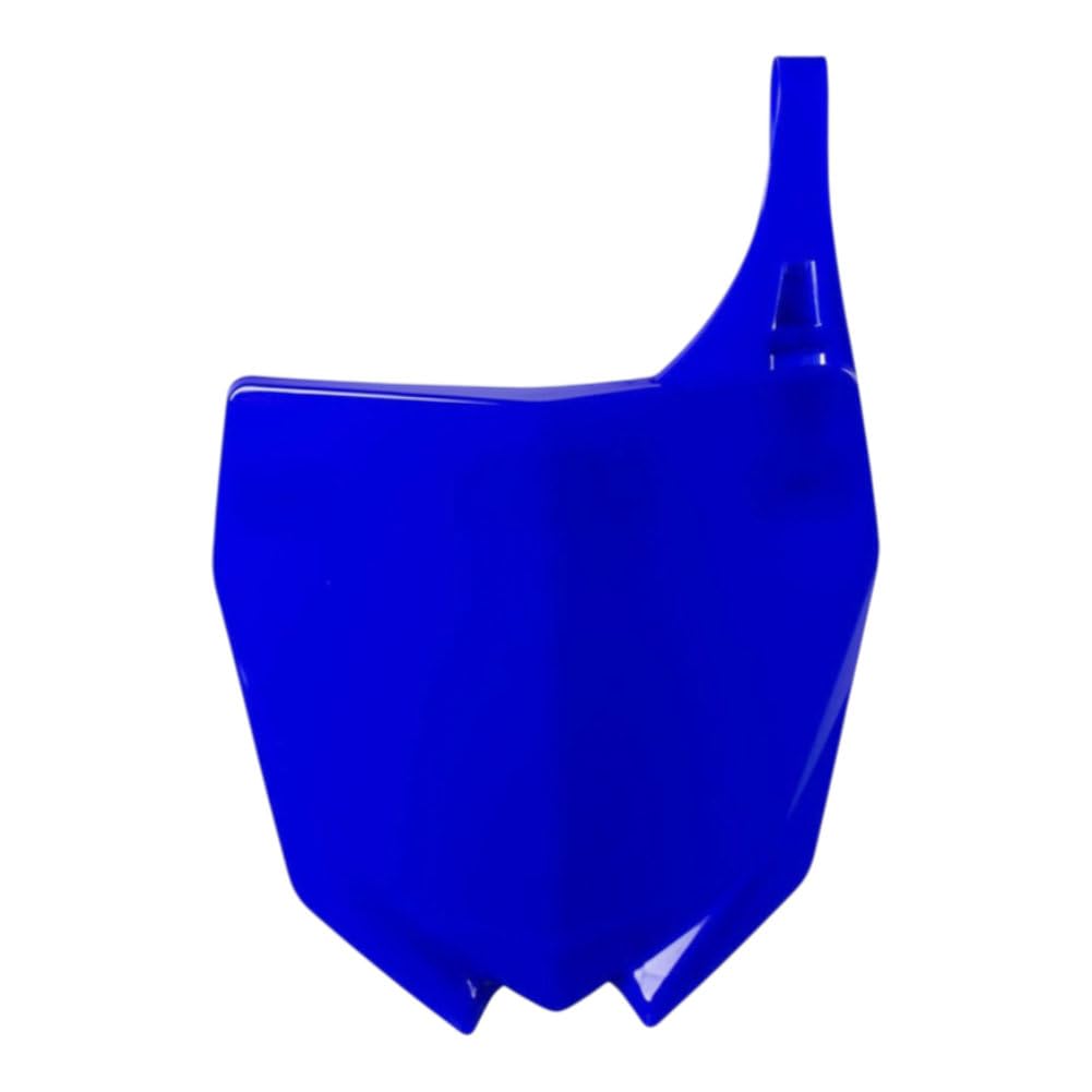 POLISPORT 8665500002 OEM Replica Front Number Plate Made of Durable and Resistant Glossy Plastic Compatible with Yamaha Motorcycles in Blue