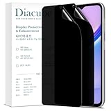 DIACUBE For Samsung Galaxy A15 (Buddy 3) 27° Privacy Screen Protector [2-PACK] 6H Anti-Spy PET Film, Scratch Resistant, Easy Installation w/ Alignment Jig [!]Galaxy A series with optical fingerprint sensors do not support fingerprint unlocking with a privacy film on