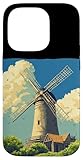 Experimenta el pasado con este viejo traje de molino de viento Carcasa para iPhone 14 Pro
