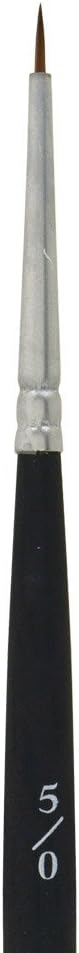 Princeton Elite Synthetic Kolinsky Sable Watercolor Brushes - Round - Size 5/0