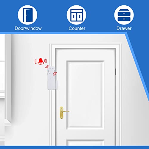 Xuhal 24 Pcs Door Window Alarm for Home Security Bulk Wireless Door Sensors Security Burglar Alarm Anti Theft for Safety, Home, Office, Garage, Apartment - Thumbnail 7