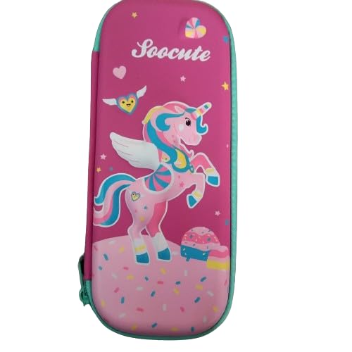 Little Dream Toys Unicon Pencil Pouch,Large Capacity Pencil Pouch Student Kids Premium Styles Pen Holder Pouch,Cosmetic Bag