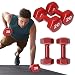 SPRI Dumbbells Deluxe Vinyl Coated Hand Weights All-Purpose Color Coded Dumbbell for Strength Training