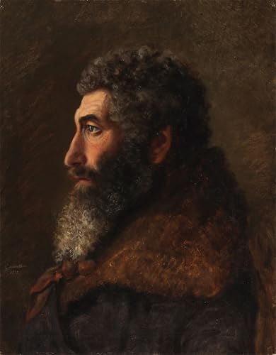 Impression prints toile haut de gamme Portrait d'un homme juif Gunnar Berndtson 60x90