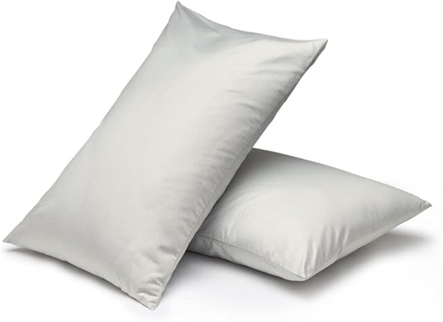 Night Owl | Pillowcase Pair | Super Soft Touch | Two Printed Microfibre Pillow Covers | Luxury Bedding | Cloud Grey