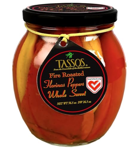 Tassos Fire Roasted Red and Yellow Peppers 36.5oz