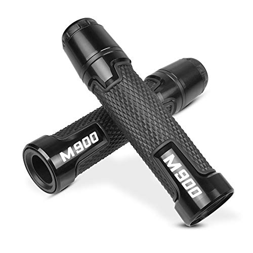 Guidon moto 22mm noir anti-vibrations pour résoudre la fatigue sur Monster 900