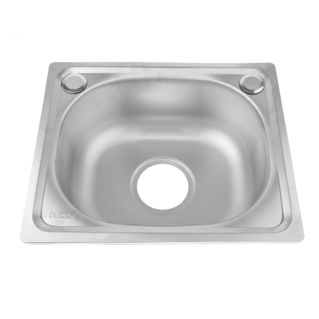 Lavabo multifonctionnel en acier inoxydable, barre de camping-car, vidange facile, évier Commercial, évier de vaisselle d'hôtel avec accessoires, 37x31cm