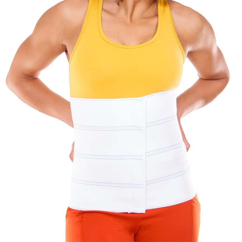 BraceAbility Medical Abdominal Stomach Binder, Belly Band Compression for Diastasis Recti Postpartum - Image 2