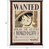 One Piece - Wanted Poster Monkey D. Luffy Wall Scroll