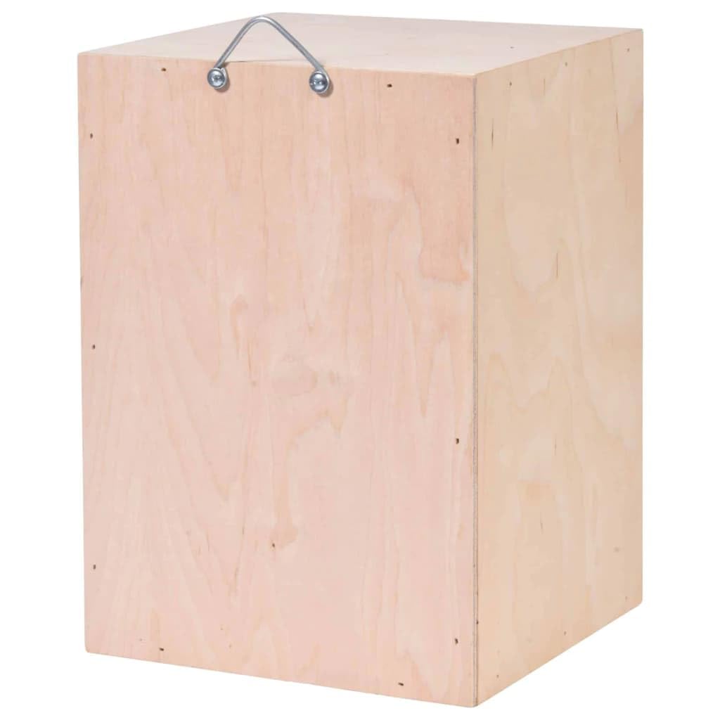 dobar 28450e - Casetta Professionale per Insetti per api Selvatiche, con tubetti di Carta, 16 x 12,5 x 23 cm, in Betulla Naturale
